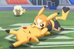  arti_(artist) female fennekin feral male male/female nintendo pikachu pikachu_libre pok&eacute;mon pokken_tournament video_games whimsicott 