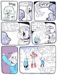  aftertale blush bone clothed clothing comic dialogue english_text food fork gloves grin human loverofpiggies male mammal papyrus_(undertale) pasta protagonist_(undertale) sans_(undertale) scarf skeleton sleeping smile spaghetti text tree undertale video_games 
