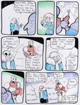  aftertale bone clothed clothing comic dialogue english_text gloves grin hair human loverofpiggies male mammal papyrus_(undertale) protagonist_(undertale) sans_(undertale) scarf skeleton sleeping smile text tree undertale video_games 
