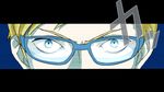  argath_thadalfus bespectacled blonde_hair blue_eyes close-up eyes face final_fantasy final_fantasy_tactics glasses male_focus parody persona persona_4 persona_eyes solo widescreen yoichi_(45008) 