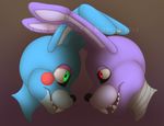  2015 animatronic bonnie_(fnaf) five_nights_at_freddy&#039;s five_nights_at_freddy&#039;s_2 green_eyes lagomorph machine male mammal rabbit red_eyes robot rozga toy_bonnie_(fnaf) video_games 