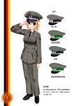  blonde_hair communism east_german hat looking_at_viewer military military_hat military_uniform mizuki_(mizuki_ame) original solo translation_request uniform 
