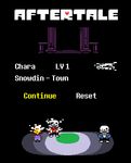  aftertale bone chara_(undertale) clothed clothing comic dialogue english_text human loverofpiggies mammal one_eye_closed protagonist_(undertale) sans_(undertale) skeleton smile text undead undertale video_games wink wounded 