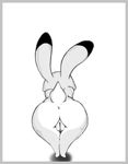  anthro butt crowley digital_media_(artwork) disney female judy_hopps lagomorph mammal nude pussy rabbit rear_view simple_background sketch slightly_chubby solo white_background zootopia 