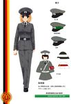  cold_war communism east_german german german_flag germany hat looking_at_viewer military military_hat military_uniform mizuki_(mizuki_ame) multiple_girls original translated uniform 