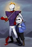  2016 absurd_res animated_skeleton atlas-white bone digital_media_(artwork) glowing glowing_eyes hi_res papyrus_(undertale) sans_(undertale) skeleton undead undertale video_games 