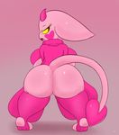  big_breasts big_butt breasts butt clothing female horn imp invalid_tag kirbot12 legwear presenting shiny_skin stockings thick_thighs 