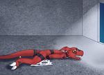  cum digimon dragon guilmon reptile scalie 