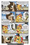  2016 beverage burning-heart-brony coffee comic cup dialogue discord_(mlp) english_text equestria_girls equine fan_character female food friendship_is_magic horn horse mammal my_little_pony pony ponytail sunset_shimmer_(eg) text unicorn 
