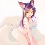  :q ahri alternate_costume animal_ears arched_back artist_name bangs bell bell_choker breasts cat_cutout cat_lingerie choker cleavage_cutout eyebrows eyebrows_visible_through_hair fox_ears fox_tail frills jingle_bell kneeling large_breasts league_of_legends long_hair looking_at_viewer meme_attire mizoreame multiple_tails navel panties purple_hair side-tie_panties simple_background solo stomach swept_bangs tail tongue tongue_out underwear underwear_only white_panties yellow_eyes 