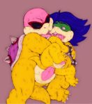  anal anus feet kissing koopa koopalings ludwig_von_koopa mario_bros nintendo penis roy_koopa scalie sweat tongue video_games zetsho 