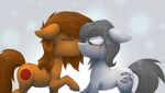  crying equine fan_character female female/female horse kissing mammal marsminer my_little_pony pony sleeping tears venus_spring 