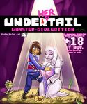  annoying_dog big_bulge boss_monster breast_grab breasts bulge cover cover_page female flowey_the_flower grope hand_on_breast handjob human male male/female mammal monster protagonist_(undertale) thewill toriel undertale video_games 
