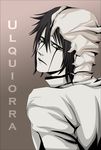  bad_id bad_pixiv_id black_hair bleach facial_mark green_eyes highres male_focus morrow_(hitodama-x) skull solo ulquiorra_cifer white_skin 