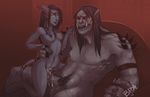  balls breasts browniepops draenei female humanoid kargath_bladefist male male/female nipples orgasm penetration penis red_eyes sitting sweat vaginal vaginal_penetration video_games warcraft 