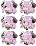  :&lt; :d ^_^ animal animal_on_head blush braid bug butterfly chibi closed_eyes demon_horns draph eighth_note expressions face_of_the_people_who_sank_all_their_money_into_the_fx full-face_blush granblue_fantasy hair_ornament hair_over_one_eye hanauna horns insect long_hair looking_away multiple_views musical_note narmaya_(granblue_fantasy) o3o on_head open_mouth pink_hair pointy_ears seal smile spoken_musical_note sweatdrop tears trembling whistling 
