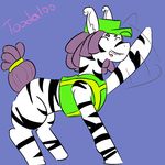  clothing dreadlocks equine fan_character female mammal my_little_pony tartaurus toodaloo zebra 