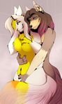 anthro areola breasts canine duo female inside invalid_tag l-i-t-t-l-e_f-i-r-e male male/female mammal navel nipples smile 