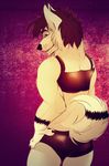  ambiguous_gender anthro canine clothed clothing invalid_tag l-i-t-t-l-e_f-i-r-e looking_at_viewer looking_back male mammal smile wolf 