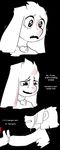  asriel_dreemurr clothing comic dialogue fatz_geronimo locket long_ears protagonist_(undertale) simple_background smile tears undertale vibrating video_games 