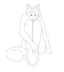  animated blinking breathing canine exposed female fox hair invalid_tag jayk0b licking licking_lips looking_at_viewer mammal monochrome nude presenting pussy resting sitting spread_legs spreading suggestive toes tongue tongue_out 