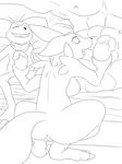  digimon female group handjob impmon leomon male muscular renamon smoaer 