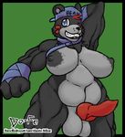  bearmon belly breasts dante-feline dickgirl digimon intersex knot muscular overweight 