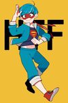  bad_id bad_twitter_id bandana blue_hair copyright_name full_body happy_tree_friends jacket male_focus nekohito open_clothes open_jacket pants pants_rolled_up personification red_eyes shirt shoes simple_background smile sneakers solo splendid t-shirt track_suit yellow_background 