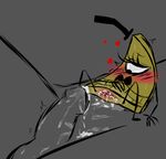  after_sex balls bill_cipher blush bow_tie crossgender cum disney exhausted female gravity_falls hat illuminaughtease not_furry penis pussy pussy_juice sex size_difference 