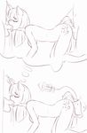  2016 anthro anthrofied breasts cutie_mark darkhazard dildo double_penetration equine eyes_closed female friendship_is_magic hair hi_res horn levitation long_hair magic male male/female mammal my_little_pony nipples nude penetration sex_toy solo twilight_sparkle_(mlp) unicorn 