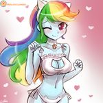  cat cat_lingerie clothing feline friendship_is_magic human humanized lingerie lumineko mammal meme my_little_pony rainbow_dash_(mlp) 