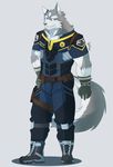  2015 canine digital_media_(artwork) dog hittoga husky male mammal muscular police 