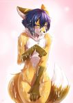  anthro blush canine cum cum_everywhere cum_in_hair cum_on_arm cum_on_chest cum_on_face cum_on_leg cum_on_stomach cum_on_tail cute fox hair half-closed_eyes looking_at_viewer male mammal messy navel nude open_mouth simple_background sollyz solo wide_hips 