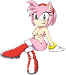  alpha_channel amy_rose anthro black_nose boots breasts butt clothing crossed_legs female footwear gloves green_eyes hair headband hedgehog jetfrozen looking_at_viewer mammal nipples nude pink_body pink_hair ring short_hair simple_background sitting solo sonic_(series) transparent_background video_games 
