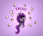  chibi equine fan_character female food horse mammal marsminer my_little_pony pony solo tacos wickedsilly 