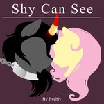  2016 black_hair chain collar cover duo equine evehly female fluttershy_(mlp) friendship_is_magic gold_(metal) hair horn king_sombra_(mlp) magic_inhibitor male mammal my_little_pony ring silouhette unicorn 