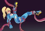  anus arms_tied blonde_hair blue_eyes blush bodysuit bound breasts clothing cum cum_in_pussy cum_inside female glowing hair metroid nintendo ponytail pussy restrained rocket_heels samus_aran skinsuit spread_legs spreading super_smash_bros sweat tentacles tight_clothing torn_clothing video_games whatsalewd wince zero_suit 