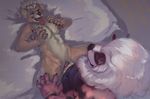  arcanine breasts canine dog eyrich female holding_breast male male/female mammal nintendo nude penetration pok&eacute;mon pussy sex vaginal vaginal_penetration video_games 
