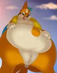  anus belly big_belly female first_person_view floatzel looking_at_viewer mammal mustelid nintendo otter overweight pok&eacute;mon presenting pussy slightly_chubby tange theothefox tongue video_games 