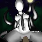  bottomless clothed clothing crossgender featureless_face female first_person_view hk100 jacket low_res male male/female moon necktie night_sky not_furry open_shirt penetration pussy slenderman spread_legs spreading star tentacles tree vaginal vaginal_penetration white_skin 