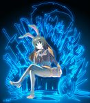  a_song_of_ice_and_fire animal_ears axe box brown_hair bunny_ears full_body game_of_thrones gatling_gun gun iesupa iron_throne long_hair mace pantyhose parody rapier rwby scythe shield sitting smile solo spoilers sword throne velvet_scarlatina weapon 