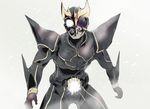  armor blizzard blood daison glowing glowing_eye kamen_rider kamen_rider_kuuga kamen_rider_kuuga_(series) male_focus solo 