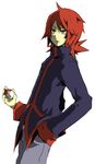  1boy lowres male_focus pokemon red_hair redhead rival silver_(pokemon) simple_background solo white_background 