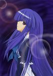  blue_eyes blue_hair dress frederica_bernkastel long_hair oruta_(len2887) profile solo umineko_no_naku_koro_ni 