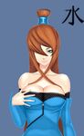  bluedemon13 breasts cleavage cropped mizukage naruto sexy smile terumi_mei 