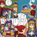  3girls 4koma comic dlanor_a_knox drill_hair eiserne_jungfrau furudo_erika gertrude multiple_girls rifyu translated umineko_no_naku_koro_ni ushiromiya_battler 