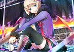  all_male alois_trancy blonde_hair blue_eyes drink kneehighs kuroshitsuji lulu_season male ribbons thighhighs wings 