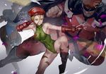  boots cammy_white chun-li danann hat leotard m.bison male skintight street_fighter 