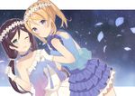  ayase_eri choker gloves love_live!_school_idol_project nagitoki toujou_nozomi wink 