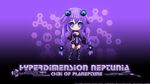  akiranyo blue_eyes bodysuit braids breasts chibi cleavage hyperdimension_neptunia long_hair neptune purple_hair purple_heart twintails vector 